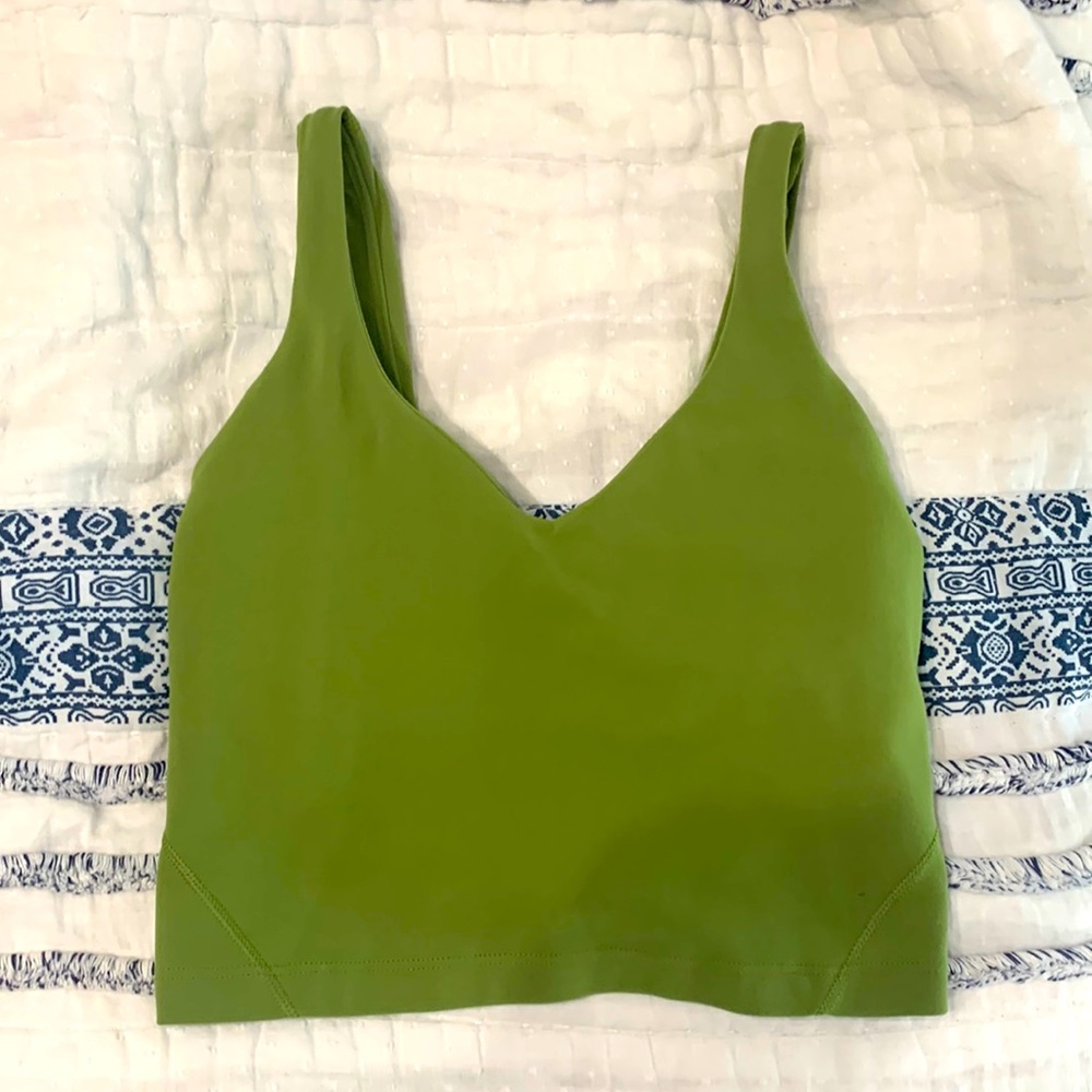 Never been worn green Lululemon Align Tank!!